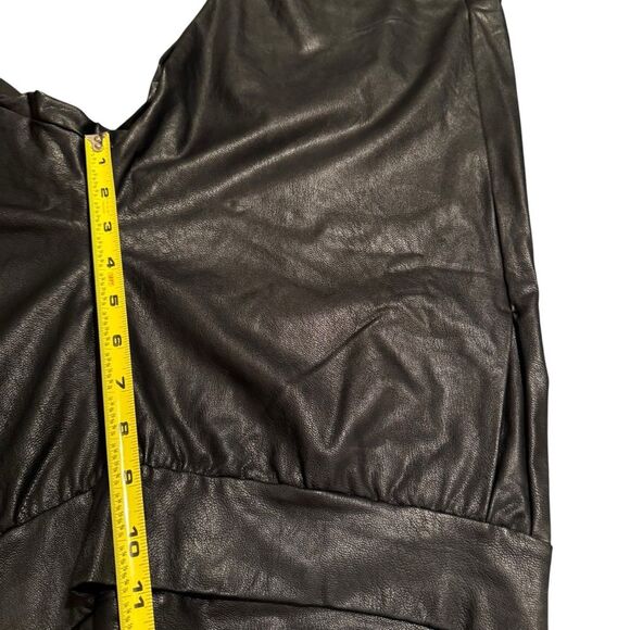Commando Size XL Faux Leather Jogger Pants Black Closet Staple Baddie‎ Classic - Picture 8 of 14